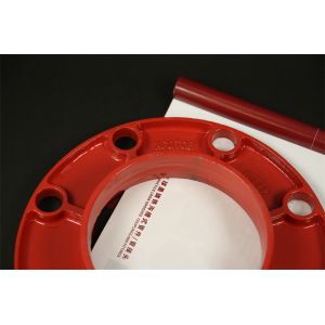 BS Standard Flange Pipe Fittings Black Painting Anti Rust Oil