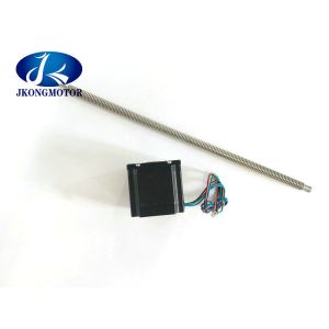 Non Captive Nema23 Stepper Motor With Screw TR8 / TR10 3N.m 425oz.In 4.2A 4