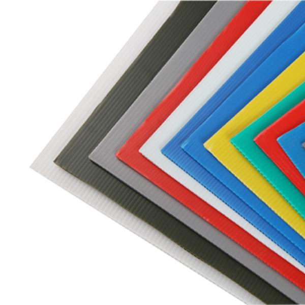 Buy Lightweight Customized Waterproof Coroplast Sheet Corrugated Plastic Polypropylene Sheet at wholesale prices