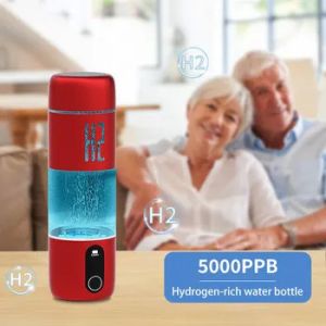 Hydrogen Health Bottle Pure Water Electrolysis PEM Hydrogen Rich 2000ppb