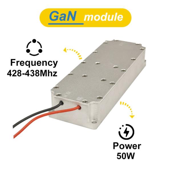 Buy 50W GaN RF Power Amplifier Module 428–438MHz | High-Power Anti-Drone Signal Jammer | FPV & UAV Long-Range Drone Defense, Compact Design, Efficient Heat Dissipation for Anti-Drone Systems at wholesale prices