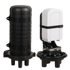 Quality Ip68 24 48 96coreVertical heat shrink seal dome fiber optic closure 1 inlet 3 outlet for sale