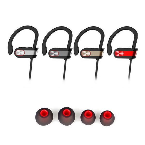Wireless Bluetooth Jogger Earphone earbuds IPX7 Sweatproof In-Ear For Sports Running Gym