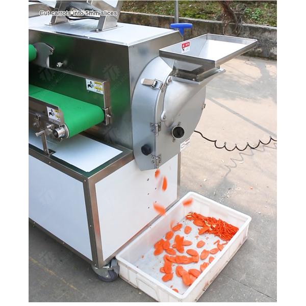 Double head vegetable cutting machine papaya chieh qua pumpkin wax gourd Ginger Potato Carrot radish Taro Sweet potato Yam onion Greens Lettuce Cao