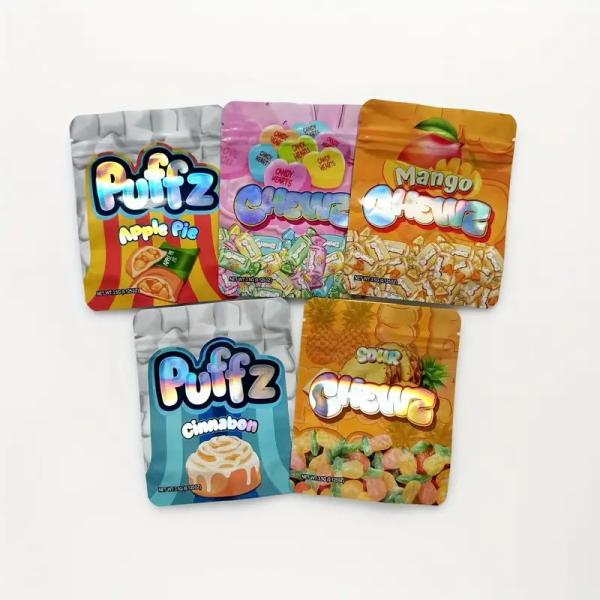 Custom Printed Mylar Zip Lock Bags With Odor Proof Moisture Proof Sealable
