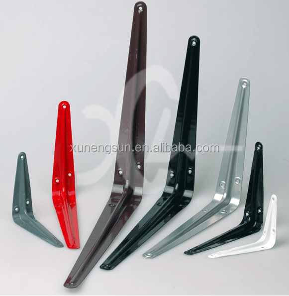 Silver Brushing Support Mount for LONDON SHELF BRACKETS Under Shelf Bracketing System