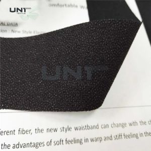 Eco Friendly Fusible Interlining PA Coating Elastic Waistband Interlining