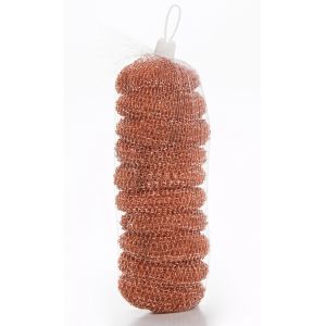 Eco Friendly Copper Scrub Pad , Helical Structure Stainless Steel Cleaning Pads