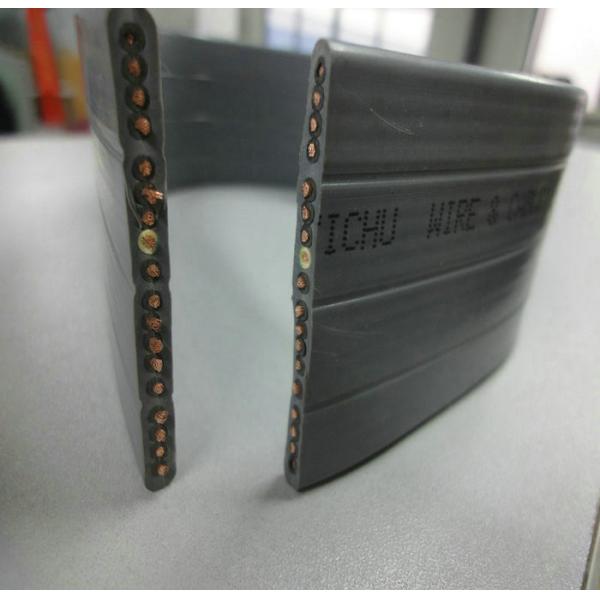 Rubber Flexible Flat Travelling Crane Control Cable