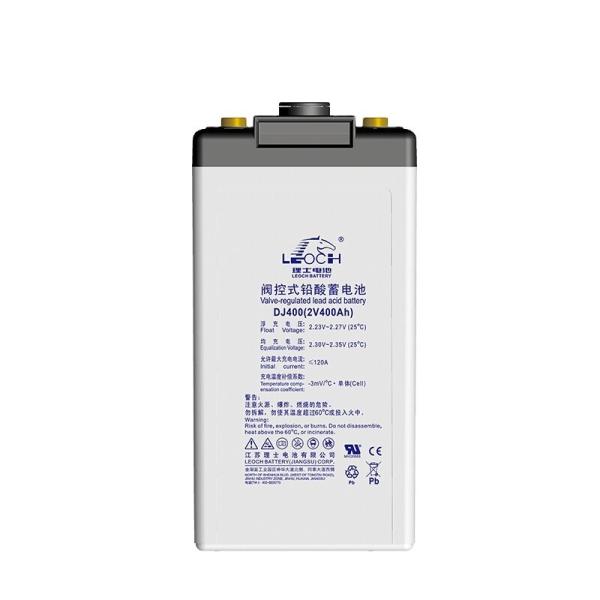 175mm Width Leoch Battery DJ400 Lead Acid Battery 2V400Ah for Communication and