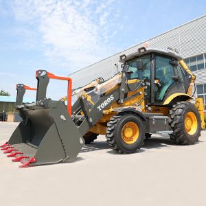 CE Certified 85kw Backhoe Loader Machine Heavy Duty Construction Equipment