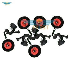 Heidelberg Black Wheel Brush Support Metal Sm74 Printing Parts OEM Available