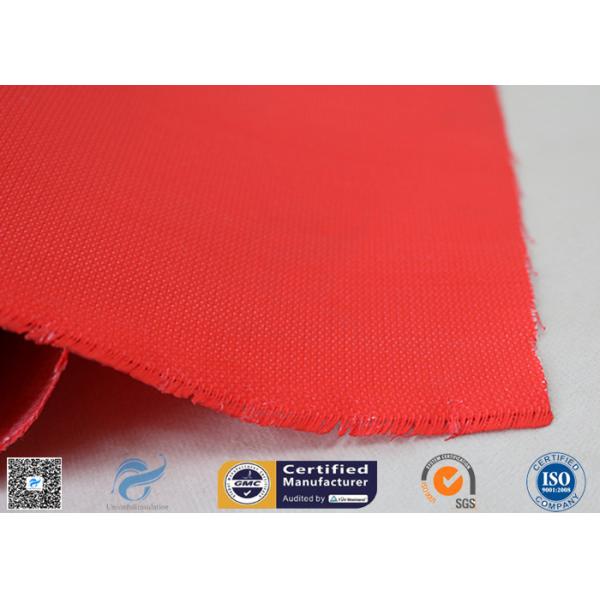 Insulation Material 260℃ Heat Resist 510G 1.2M Silicone Coated Fiberglass Fabric