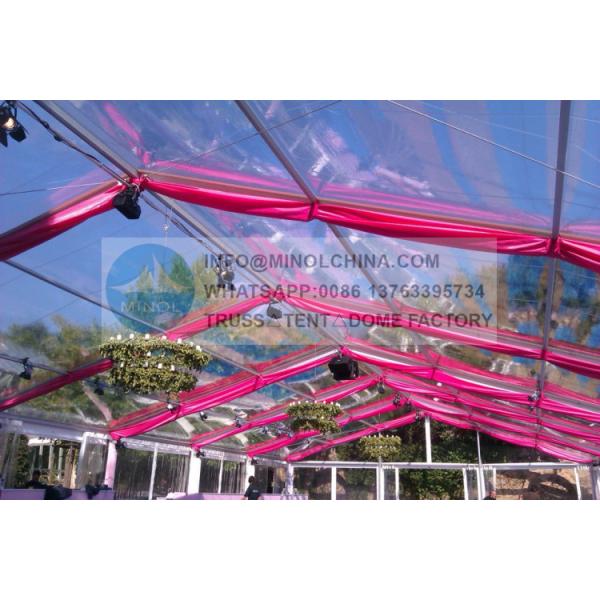 Buy Anti Rust Outdoor Party Tent For Wedding Waterproof PVC Coated at wholesale prices