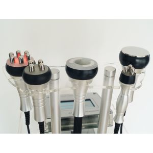 Vertical Fat 5 In 1 Ultrasonic Cavitation Machine Vacuum RF Radio Frequency