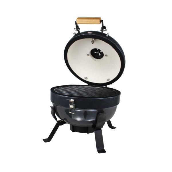 12 Inch Baking Backyard Burger Mobile Korea Barbecue Restaurant Equipment Tabletop Bbq Hibachi Cast Iron Charcoal Kamado Grill
