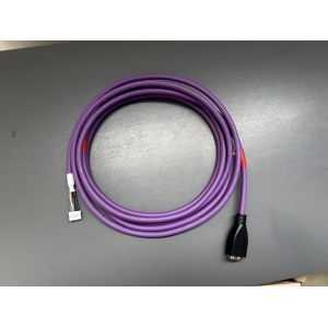 Industrial High Flexible Purple 5pin Shielded USB Harness 2600mm Length