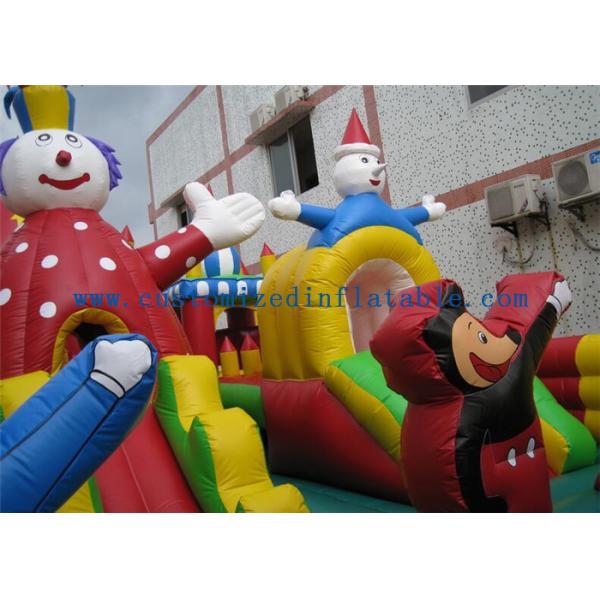 Garden Backyard Kids Inflatable Amusement Park Playland For Outdoor Sports
