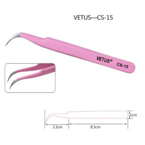 Vetus ESD 15 Tweezers Antistatic Precision Eyebow Stainless Steel Tweezers