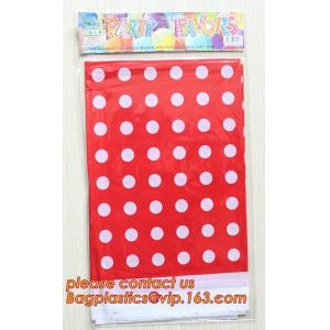 Polka Dots Banquet Plastic Tablecloths Table Cover Wedding Party Decorations,