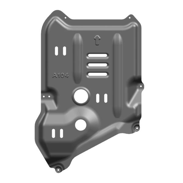 Alfa Romeo Stelvio Skid Plate Engine Guard Transmission Underbody Armour in Aluminum Alloy