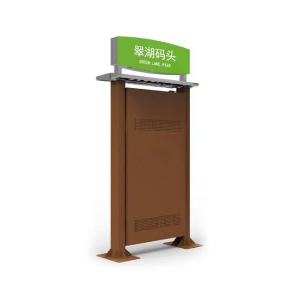 55 Inch Outdoor Lcd Kiosk Bus Station Poster Panel 4K Lcd Display Outdoor Battery Powered Digital Signage