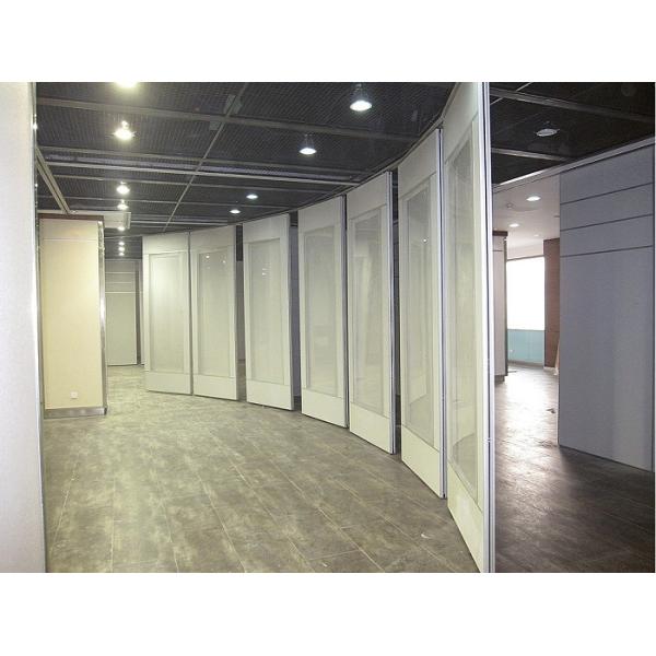Commercial Furniture Folding Sliding Exhibition Partition Walls Saving Space