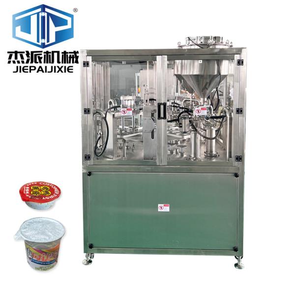 Automatic PLC HMI Control Yogurt Water Juice Sauce Honey Cream Filling And