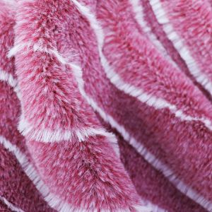 European American Style Faux Fur Throw Blanket Cationic Fleece Blanket