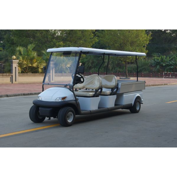 4 Seats 48V Electric Golf Cart with Rear Storage Box