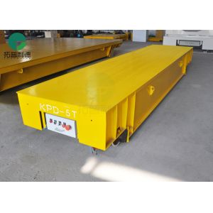 5 Tons Bulk Material Handler Warehouse Tow Cart Electrical With Flat Bed