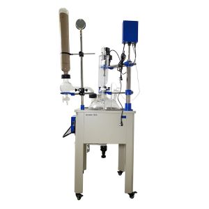 Explosion Proof Single Layer 30L Chemical Glass Reactor