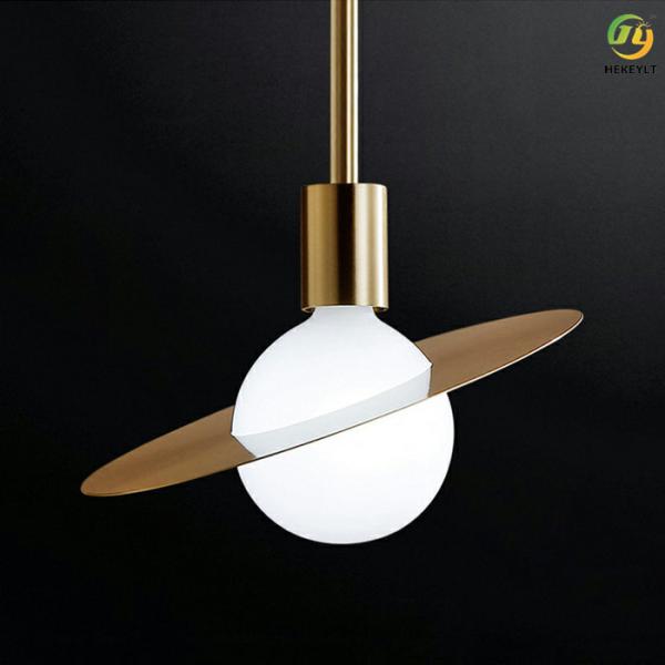 Home / Hotel E27 Nordic Glass Ball Pendant Light Gold Art Decoration