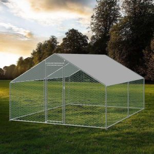 Quality CE free range galvanized steel Dog Kennel For Chickens for sale