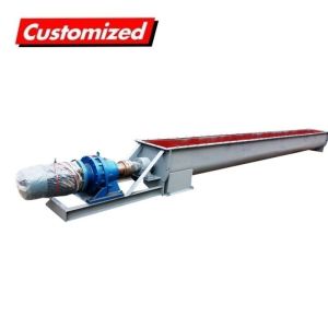 Carbon Steel Horizontal Screw Conveyor With High Performance cement screw