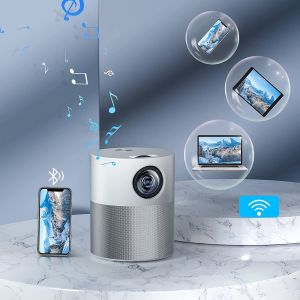 M1 Mini Full HD Android Projector Unique Cylindrical Projector with Free Carry