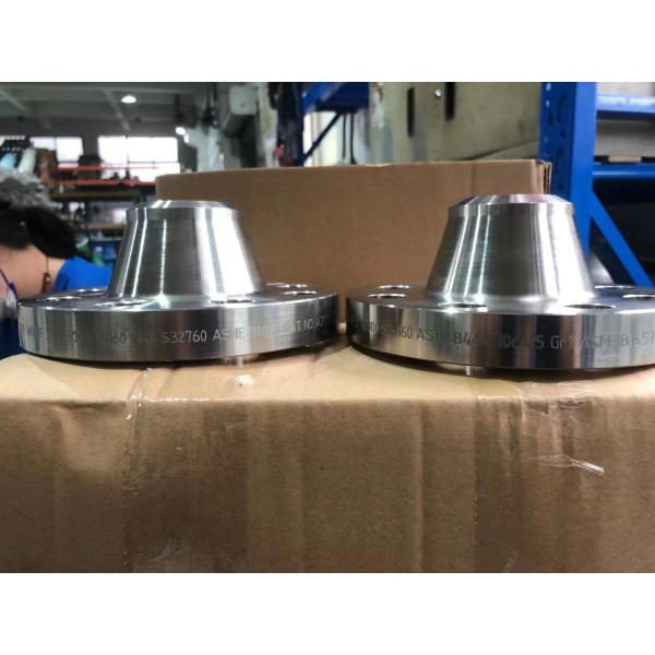 Buy Super Duplex Stainless Steel Flange Welding Neck Flange UNS S32750 ANSI B16.5 RJ 1500# at wholesale prices