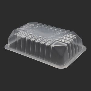 FDA Yellow 18*12*5cm Frozen Food Tray Packaging