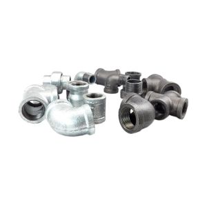 Professional Cast Iron Threaded Pipe Fittings Black Iron Pipe Union For Power