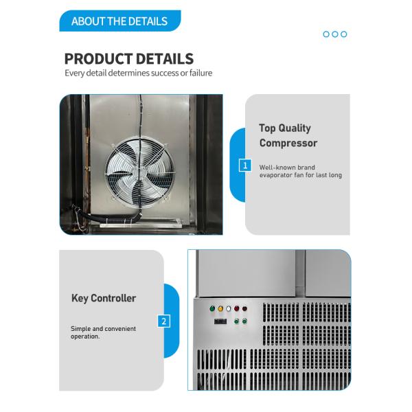 Plate Freezer Energy-Saving Quick Cabinet Blast Machine with -40C to 0C Temperature Control