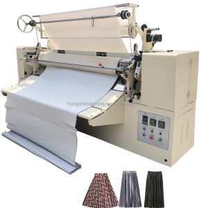 Multifunction Textile Cloth Pleater Machine Computerized Skirt Fabric Ribbon