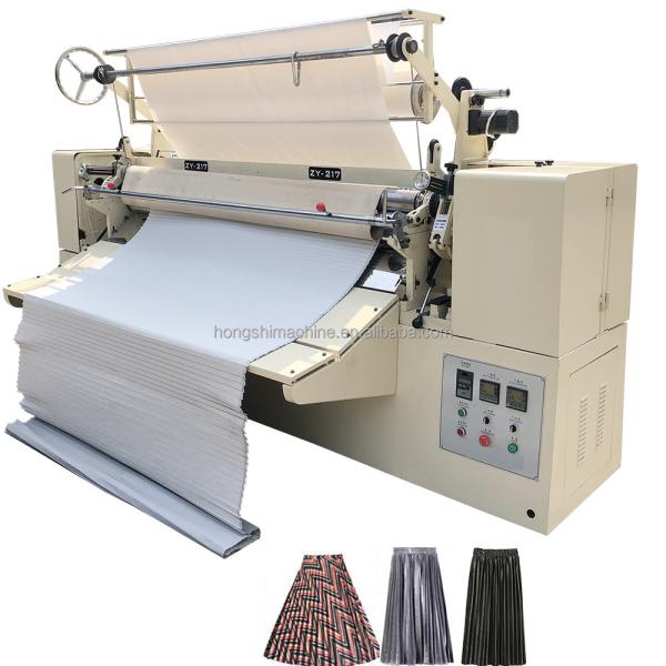Multifunction Textile Cloth Pleater Machine Computerized Skirt Fabric Ribbon