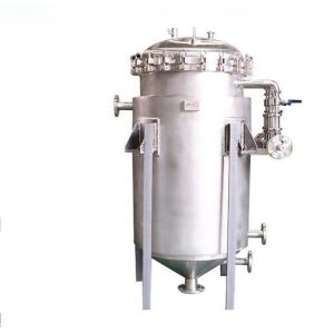 Stainless Steel Vertical Pressure Leaf Filter Automatic Discharge For Oil