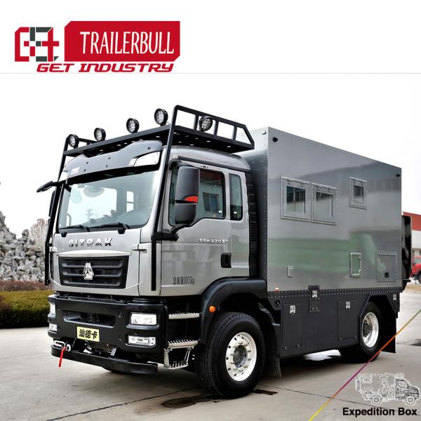 Rectangle FRP Sandwich Box Expedition Truck Camper