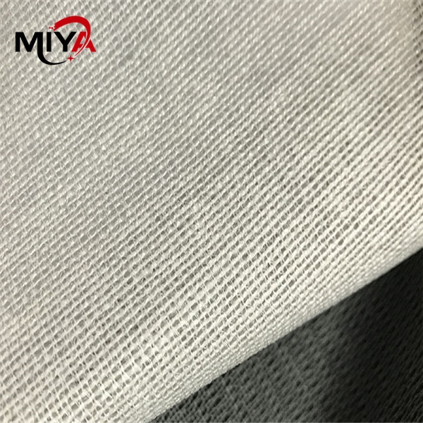 Quality PA Double Dot Warp Knitted 120gsm Fusing Interlining Fabric for sale