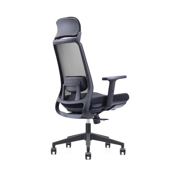 2D Armrest Ergonomic Luxury Office Chair with Height Adjustable and Office Boss Lift
