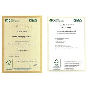 Seewe packaging limited Certifications
