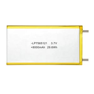 Ion Rechargeable Lipo Lithium Polymer Battery Cell 3.7V 8000mAh