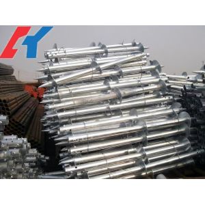 Prefabricated Galvanized Ground Screw Piles For House Ground Foundation