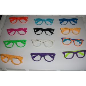 Fashionable Flip UP Diffraction Rainbow 3D Fireworks Glasses Plastic For